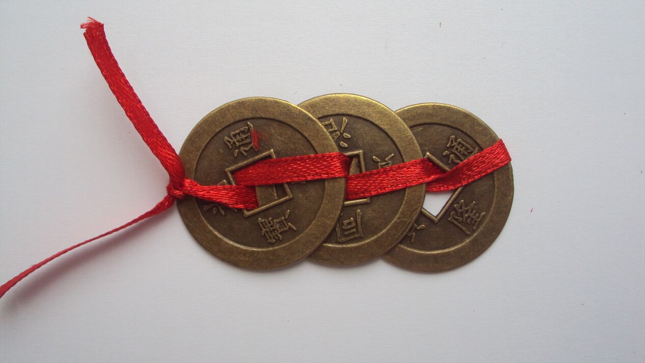 Chinesische Glücksmünzen